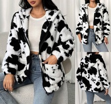 Women's Loose cardigan zip jacket Coat Winter Jacket Chic Sweatshirt Top