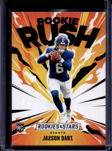 2025 Panini Rookies & Stars Jaxson Dart Rush RC #6 Giants Rookie