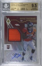 2018 Phoenix RPS Rookie Jersey 126/160 Royce Freeman BGS 9.5 GEM MINT Auto g6p