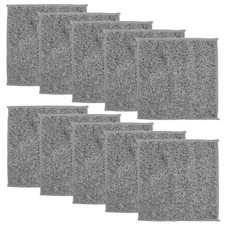 10 Pcs Bamboo Fiber Dishcloths Kitchen Towels Reusable Soft Dishwashing Towels