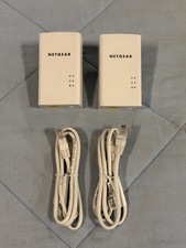 NETGEAR Powerline 1200 LOT OF 2 PL1200S Ethernet LAN Extender TESTED BOTH WORK