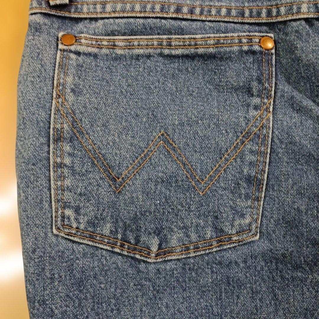 Wrangler 31MWZ Relaxed Fit Cowboy Straight Denim Jeans W32xL30 Used image 6