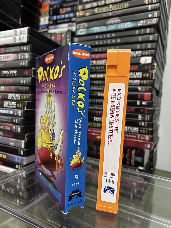 Rockos Modern Life VHS Tape Lot 1997 Nickelodeon Cartoon Show Rare OOP HTF - Image 3 of 4