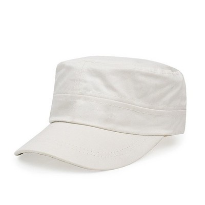 Baumwolle Flatcap für Herren Verstellbare Passform Atmungsaktiv Sonnenschutz Hu