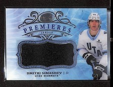 2025-26 Upper Deck Ice Premieres Jersey Rookie Dmitri Simashev