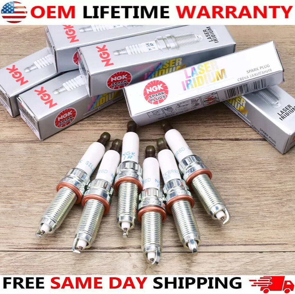 6 PACK NGK 97506 SILZKBR8D8S Laser Iridium Spark Plugs For BMW E84 E89 F06 F06N