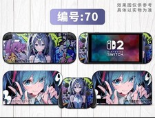 Vinyl Decal Skin Sticker Protector for Nintendo Switch 2 Anime Girl 70