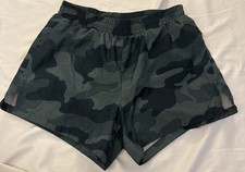 Old Navy Girls XL 14-16 Camo Green Go-Dry Cool Shorts Elastic Waist