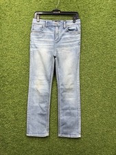 Buckle BKE Hudson Jeans Kids 14 Fits 28x26.5 Straight Leg Denim Light Wash y2k