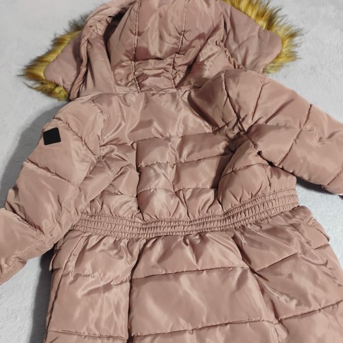 Steve Madden kids jacket- rose pink,. SIZE 6X with removable fur. - Picture 7 of 8
