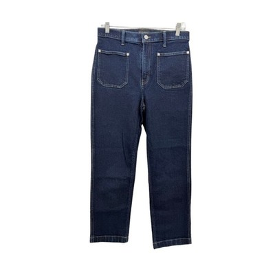 Banana Republic Jeans High Rise Straight Leg Dark Wash Denim Casual Size 29