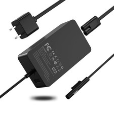 65W Surface Pro Charger Compatible with Microsoft Surface 10,9,8,7 ,7,6,5,4,3,X,