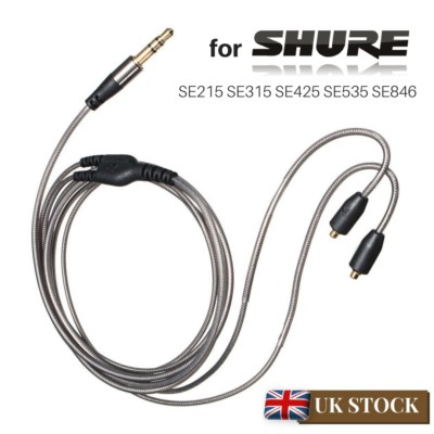 Replacement Lead Cable for MMCX Shure SE215 SE315 SE425 SE535