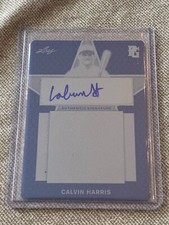 CALVIN HARRIS 2019 Leaf Perfect Game Autograph Plate #1/1 Ole Miss WHITE SOX