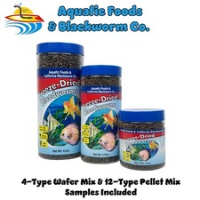 Freeze-Dried Grade "A" Bloodworms W/FREE 12-Type Pellet Mix 4-Type Wafers Mix