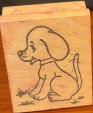 Dog Rubber Stamp 2x1 5 Stamp Affairs