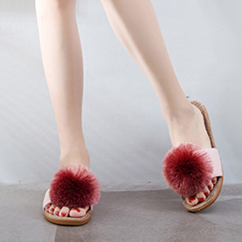 PANTOFOLA D’ORO Pantofole donna scarpe estive miscela pom pom pom antiscivolo casa sandalo casual