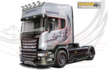 Modellino camion modellismo kit di montaggio truck Italeri SCANIA R730 scala ...