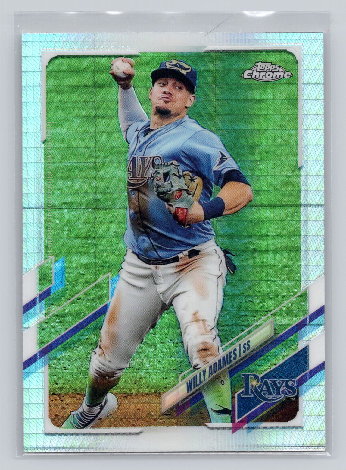 2021 Topps Chrome #75 Willy Adames Prism Refractor