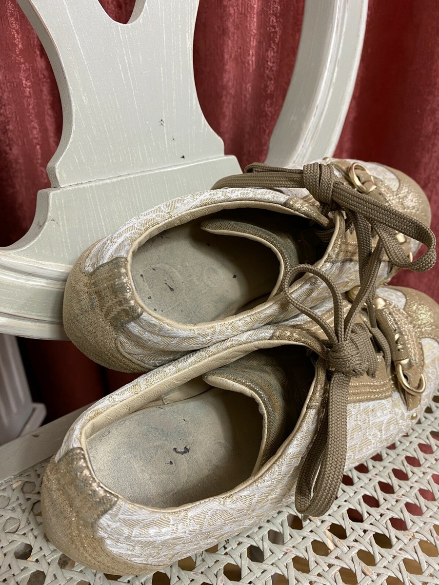 DIOR MONOGRAM SHOES SIZE 38 | eBay