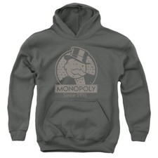 Monopoly Kids Hoodie 85th Anniversary Charcoal Hoody