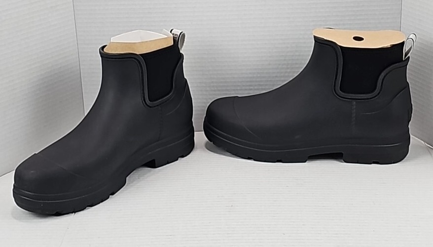 Ugg Womens Droplet 1130831 Black Waterproof Ankle Rain Boots  display picture 1