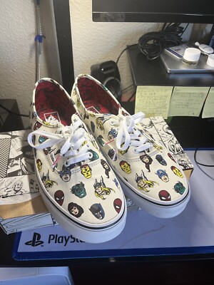 Vans x Marvel Avengers Heads Comic Print RARE Authentic NEW