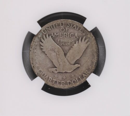 1927-S Standing Liberty Silver Quarter NGC G-6 #025 - Picture 2 of 2