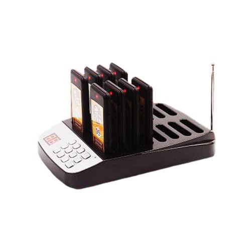 220V Wireless Guest Waiter Calling Paging Queuing System for Restaurant Coaster - Photo 8/11