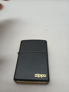 Zippo Black Matte Lighter Spin And Sparks