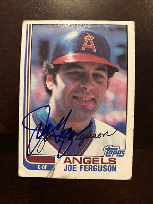 JOE FERGUSON 1982 TOPPS AUTOGRAPHED SIGNED AUTO BASEBALL CARD 514 ...