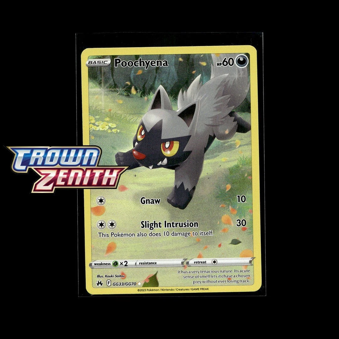 Poochyena GG33/GG70 Crown Zenith: Galarian Gallery for sale | eBay Poochyena GG33/GG70 Crown Zenith: Galarian Gallery for sale | eBay