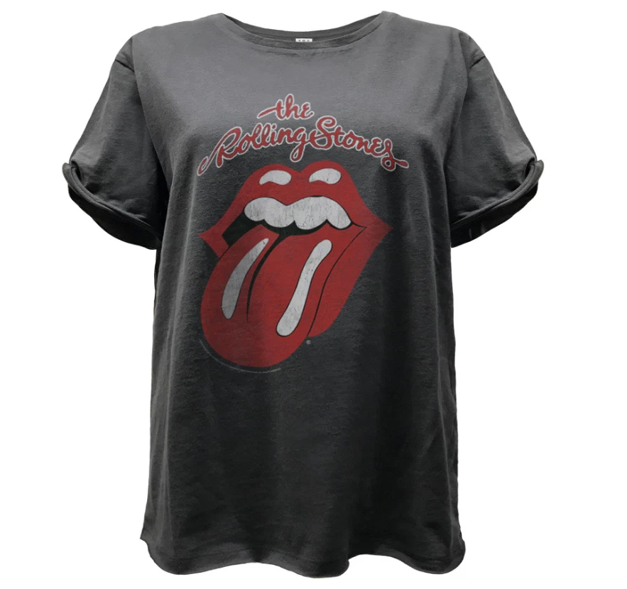 Camiseta lengua rolling stones mujer clearance