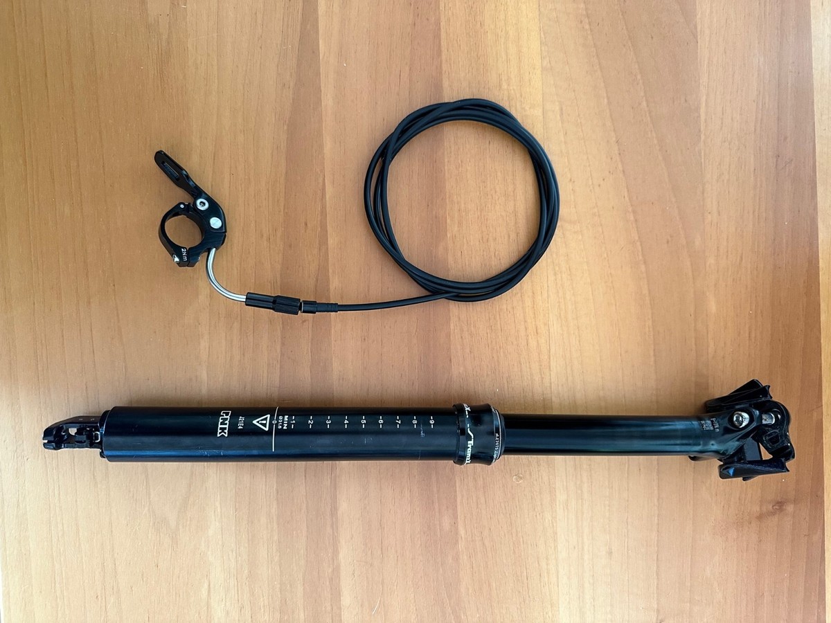 TranzX 421750631 31,6x420mm/125mm Reggisella Telescopico Nero