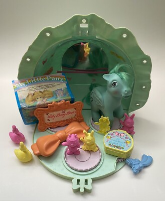 Vintage G1 My Little Pony Baby Bonnet School of Dance Playset Melody 80s