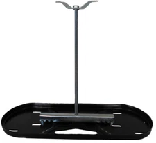 Double Bottle Rack 20 lb. LP Propane Tank Cylinder Kit w Black Tray Cynder 00661