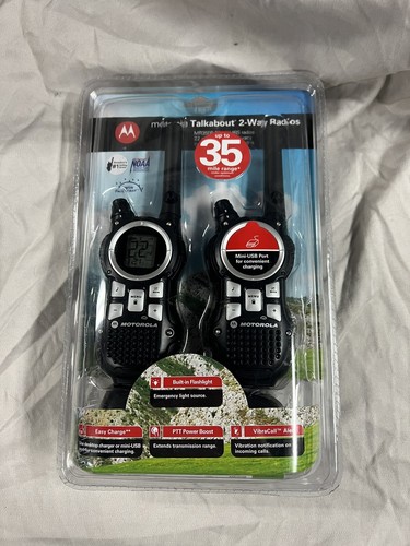 Motorala Talkabout 2-Way Radios, 35 Mile Range 22 Channels Flash Light FRS/GMR - 第 1/6 張圖片