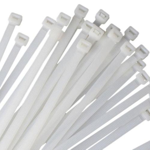 4" Inch / 100MM White Nylon Zip Ties Cable Ties - 1,000 Pieces NEW