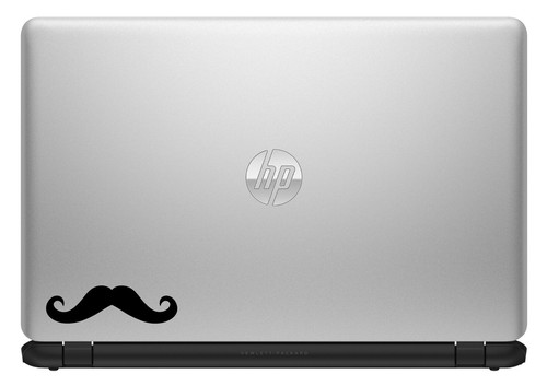 Mustache Vinyl Sticker Decal 4 Pack Beard Barber Funny Car Truck Window Laptop - Afbeelding 3 van 4