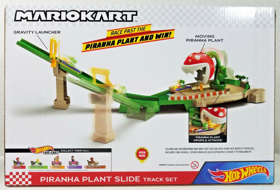 Piranha Plant Hot Wheels Mario Kart Track Set Hot Wheels Mario
