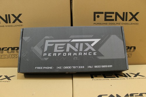 FENIX 19 Row Engine Oil Cooler (AN10 Fittings) Stealth Series - Bild 2 von 4