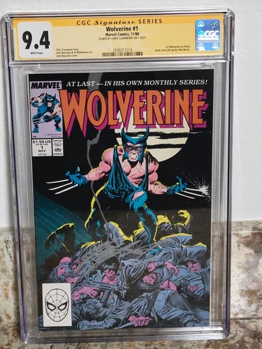 Wolverine #1 Marvel 1988 CGC 9.4 Signed by Chris Claremont 1st Patch appearance