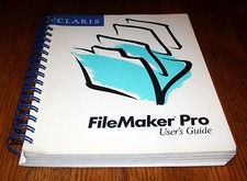 Vintage 1990 FileMaker Pro Printed User's Guide U90-600-006A Apple Macintosh
