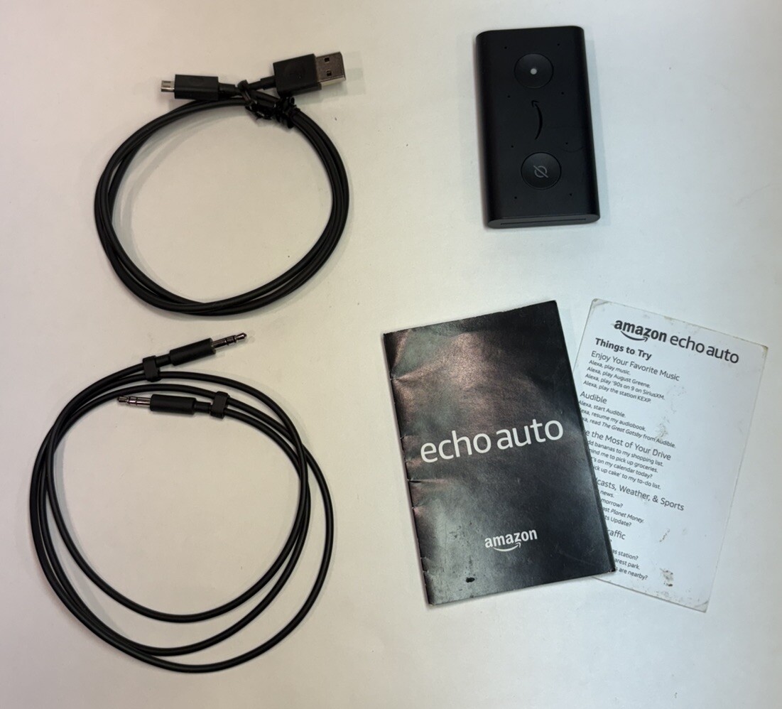 Amazon Echo Auto 1st Gen - Alexa Smart Assistant for Vehicles BP39CN Working