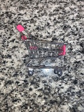 Shopping Cart Replica Mini Display Toy Metal Completely Functionable