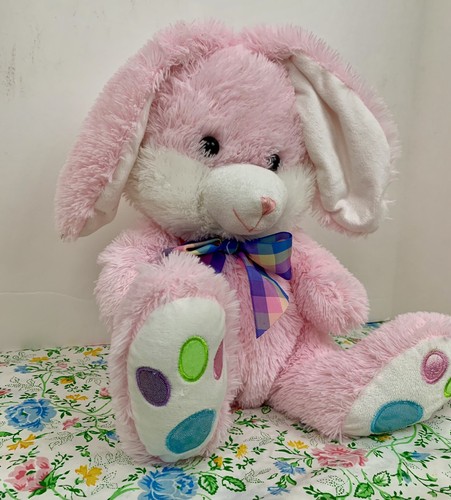 Goffa International KMart Pink Easter Rabbit Plush Stuffed Animal 15” - Picture 2 of 13