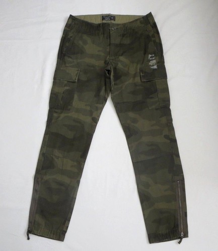 Nuovo con etichette Abercrombie da uomo vintage camo CARGO MILITARE SLIM  Pantaloni Taglia 29x32 30x32 | eBay