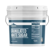 Granulated White Sugar, 1-Gallon Resealable Bucket - Perfect Baking Essential