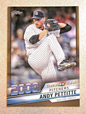 2020 TOPPS DECADES' BEST #DB-73 ANDY PETTITTE GOLD PARALLEL NY YANKEES 18/50