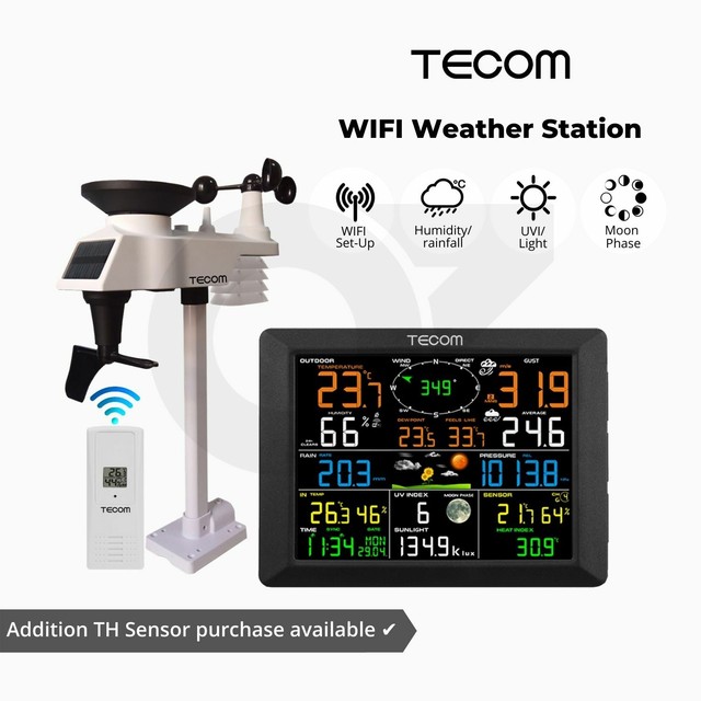 TCWS100 Portable Weather Station white for sale online eBay
